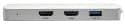 Tripp Lite USB-C Docking Station with Triple Display 4K @ 60 Hz HDMI DisplayPort VGA USB A 3.2 Gen 1 Gigabit Ethernet Port 100W PD Charging Quick Charge QC 3-Year Warranty (U442-DOCK12-S)