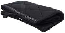 Traxx Gaming Chair Seat Pad Large Size Soft PU Leather Lumbar Support Breathable Ergonomic Design for Office Computer Desk Chair (Black)
