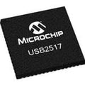 Microchip Technology USB2517-JZX-TR Low/Full/High Speed Compatible 7 Port Hub - USB 2.0-3.3V - 64-Pin QFN - Tape&ampReel (5 Item/s)
