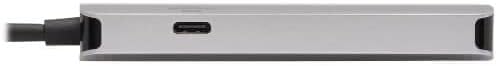 TRIPP LITE Three USB-A Ports USB-C Hub USB 3.2 Gen 1 5 Gbps Data Transfer 100W Power Delivery Charging 20V 5A Gigabit Network Port Sturdy Aluminum Housing 3-Year Warranty (U460-003-3AGALC)