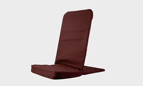 Original BackJack-Made in The USA- Burgundy Cotton Fabric Lightweight Floor Seating Chair for Gaming Families Parents Daycare Back Support Reading Yoga Meditation Dorm School