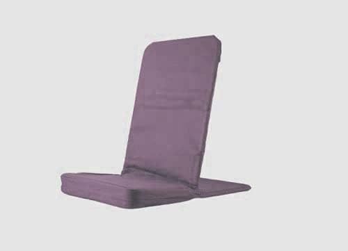 Original BackJack -MADE IN THE USA- Folding Tough Duck Purple Lightweight Floor Seating Chair for Gaming Families Parents Daycare Back Support Reading Yoga Meditation Dorm School