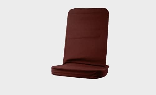 Original BackJack-Made in The USA- Burgundy Cotton Fabric Lightweight Floor Seating Chair for Gaming Families Parents Daycare Back Support Reading Yoga Meditation Dorm School