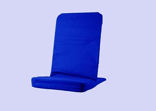 Original BackJack-Made in The USA- Royal Cotton Fabric Lightweight Floor Seating Chair for Gaming Families Parents Daycare Back Support Reading Yoga Meditation Dorm School