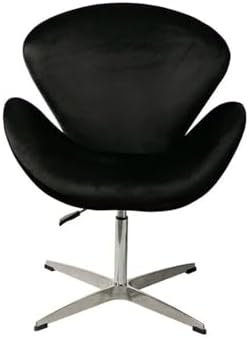 Ergonomic Gaming Chair Rotating Single Person Sofa Internet Celebrity Leisure Chair Yellow Flannel Swivel Computer Office Chair Quiet Cream Breeze Swan Design
