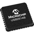 Microchip Technology USB2514B-AEZC-TR Low/Full/High Speed Compatible 4 Port Hub - USB 2.0-3.3V - 36-Pin SQFN - Tape&ampReel (100 Item/s)