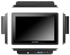 LILLIPUT Touch Screen Monitor 10.1 Inches 1500 Nits Brightness Sullivan TK1019 Black (TK1019/T+VESA with VESA Stand)