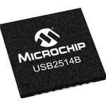 Microchip Technology USB2514BT-I/M2 Low/Full/High Speed Compatible 4 Port Hub - USB 2.0-3.3V - 36-Pin SQFN - Tray (5 Item/s)