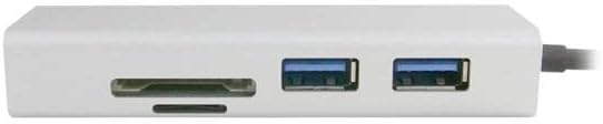 Nippon Labs 50USB31C-3UCR-1 USB-C to 3 Port USB 3.0 A Hub with SD/Micro SD Card Reader