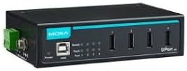 MOXA UPort 404-4 Ports Industrial-Grade USB Hub with Adapter 0 to 60°C Operating Temperature