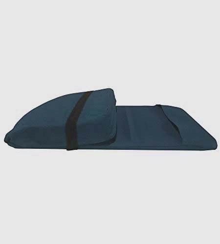 Original BackJack-Made in The USA- Folding Tough Duck Navy Lightweight Floor Seating Chair for Gaming Families Parents Daycare Back Support Reading Yoga Meditation Dorm School