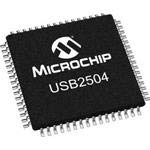 Microchip Technology USB2504A-JT Low/Full/High Speed Compatible 4 Port Hub - USB 2.0-1.8V/3.3V - 64-Pin TQFP - Tray (5 Item/s)
