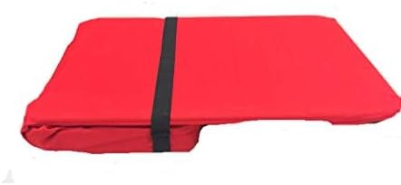 Original BackJack -Made in The USA- Folding Tough Duck Red Lightweight Floor Seating Chair for Gaming Families Parents Daycare Back Support Reading Yoga Meditation Dorm School