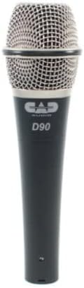 CAD Audio D90 Premium Supercardioid Dynamic Handheld Microphone Bundle with Boom Arm Stand and 25-Feet XLR Male to XLR Female Cable (3 Items)