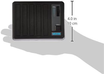 Valcom V-764-BK Push Button Talkback Desktop and Wall Speaker Black