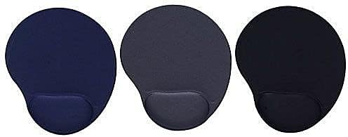 Compucessory 45162 Gel Mouse Pad Wrist Rest 9-Inch x10-Inch x1-Inch Blue