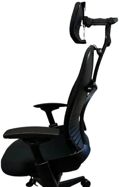 OFFICE LOGIX SHOP Leap V2 Chair with Headrest Bundle (Fabric Black)