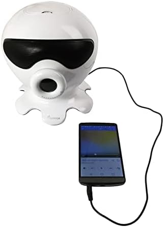 Impecca 10-Watts Audio System Universal Portable Stereo Speaker with Built in 3.5mm Input to Connect Smartphones/CD &amp DVD Players/MP3 Players/Etc - Octopus Character