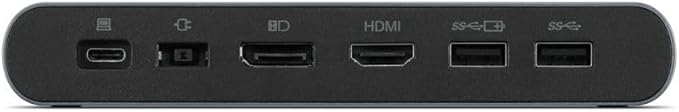 Lenovo Docking Station USB-C Universal Business Dock Dual Display: Includes USB-C Cable + Power Adapter + Zoomspeed Display Port Cable + Zoomspeed HDMI Cable + AOM Cleaning Cloth