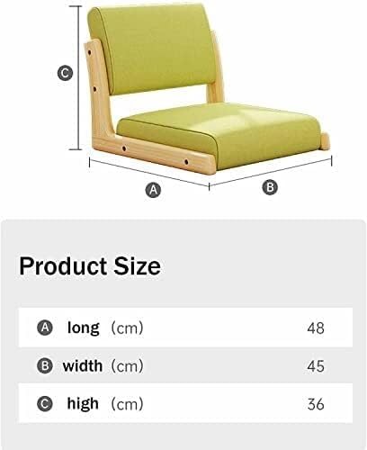 ELEFOCUS Portable Floor Chair Comfortable Seat with Back Support Multifunctional for Relaxing Reading Gaming(Grey)