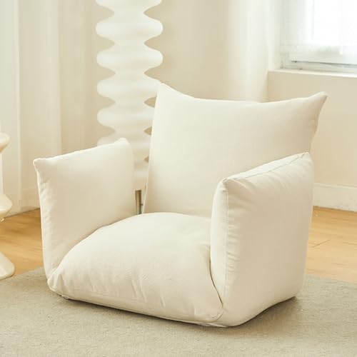 BTZHY Floor Chair Floor Chair Foldable Sleeper Chair Lazy Sofa Meditation Chair Window Chair with 5 Adjustable Positions Floor Chair Foldable with Adjustable Armrests Backrest (/Green)