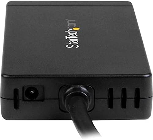 StarTech.com USB-C to Ethernet Adapter - Gigabit - 3 Port USB C to USB Hub and Power Adapter - Thunderbolt 3 Compatible