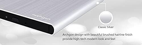 Aluminum USB 3.0 External Optical DVD R/W Driver Sliver for Windows and Mac