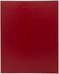 Gallery Leather Smooth Leather Mouse Pad - Portrait Layout Non-Slip &amp Waterproof Great for Work Desk &amp Home Handcrafted - Camden Red - 10 x 8