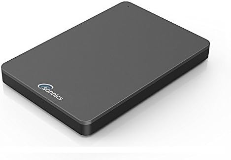 Sonnics 500GB Dark Grey External Pocket Hard Drive USB 3.0 Compatible with Windows PC Mac Xbox ONE and PS4