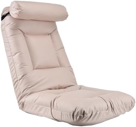 Floor Chair Floor Chair with Backrest Foldable Floor Chair Adult Foldable Floor Lazy Sofa Lazy Sofa Meditation Chair Window Chair Foldable Floor Gaming Chair for Living Room (/Beige)