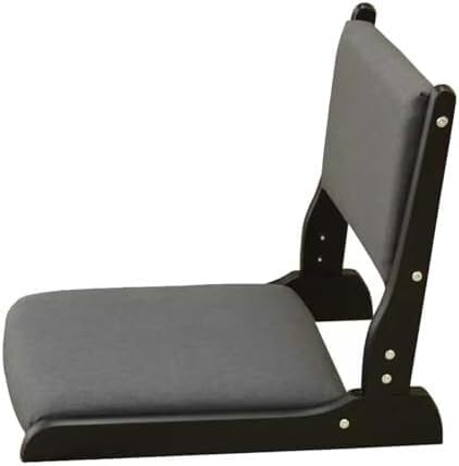 ELEFOCUS Floor Chair with Backrest Foldable Meditation Tatami Chairs Backrest Chair with Cushion Living Room Chair Seat(Color7)