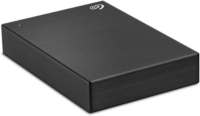 Seagate 5000GB One Touch 5TB External HHD Drive with Rescue Data Recovery Services Black (STKC5000400)
