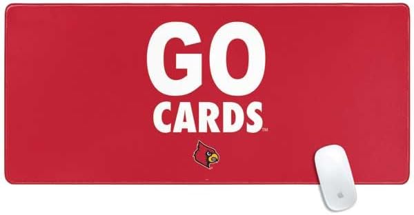 Skinit Extra Large Gaming Mouse Pad - Officially Licensed Go Cards Design with Stitched Edges Waterproof Non-Slip Rubber Base Desk Mat for Keyboard &amp Mouse 35.75 x 15.4 inches
