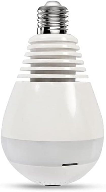 1080P Webcam Network Monitoring E27 Threaded Light Source 360 Fisheye Bulb Smart Computer Camera