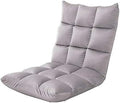 ELEFOCUS Foldable Meditation Chair Removable and Washable Small Apartment Folding Sofa 5 Speed Adjustment(Grey)