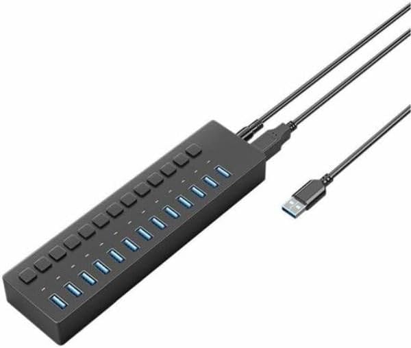 13-Port USB 3.0 Power Switch Hub by 4XEM
