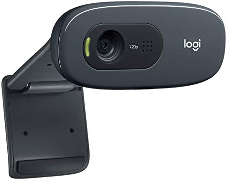 720P Webcam C270 Web Camera with Built-in HD Microphone 1280 x 720p USB Web Cam Widescreen Video Calling and Recording