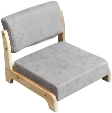 Floor Chair Floor Chair Meditation Chair Japanese Bed Vintage Chair With Backrest Multifunctional Wooden Chair Living Room Bedroom Furniture Space Saving High Stability Office Chair Floor Sofa (Style