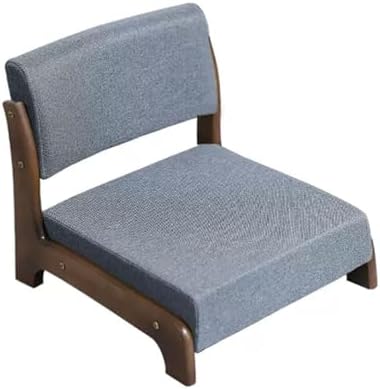 Floor Chair Floor Chair Meditation Chair Japanese Bed Vintage Chair With Backrest Multifunctional Wooden Chair Living Room Bedroom Furniture Space Saving High Stability Office Chair Floor Sofa (Style