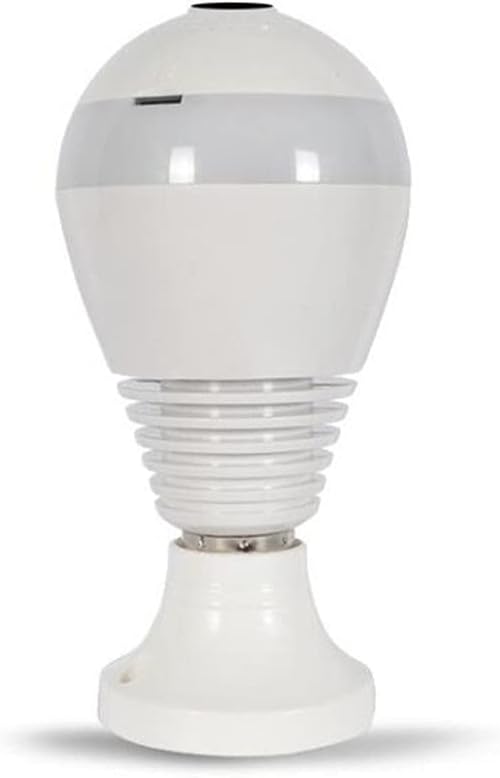1080P Webcam Network Monitoring E27 Threaded Light Source 360 Fisheye Bulb Smart Computer Camera