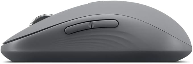 Lenovo Yoga Bluetooth Silent Mouse 3 Level DPI Adjustment 36 Month Battery Life Bluetooth 5.3 3 Device Paring Whisper Quiet Programmable Buttons Smooth Finish Luna Grey