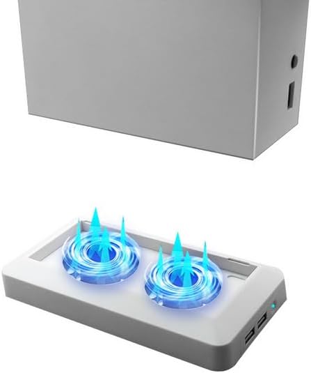 Cooling Fan for Xbox Series SDesktop Cooling Stand with 2 Built-in Fast Cooling air speeds 2 USB Ports USB-C Cable Included Non-Slip Design Stable Placement