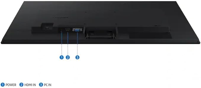 Samsung 27 S3 Series IPS LED FHD Monitor Game Mode Eye Saver Mode HDMI D-sub 100Hz Refresh Rate Black with HDMI Cable
