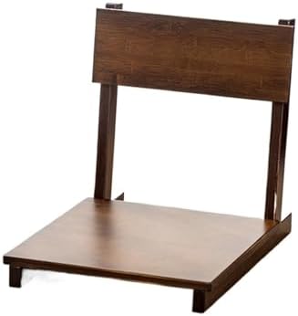 Portable Floor Chair Bedroom Living Room Tatami Chair Wooden Floor Tatami Lazy Chair Single Person Bay Window Chair with Back Support for Video-Gaming Reading Resting (Col
