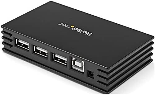 StarTech.com 7 Port USB 2.0 Hub – Portable and Compact – Bus Powered USB 2.0 Extender – USB Multiport Expander TAA (ST7202USB)
