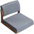 ELEFOCUS Meditation Chair Japanese Bed Vintage Chair with Backrest Multifunctional Timber Chair(Stil 2 a)