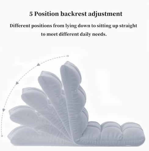 BTZHY Floor Chair Floor Chair with Backrest Foldable Padded Teens Adults Lazy Sofa Meditation Chair Window Chair Floor Chair Gaming Floor Chair Foldable for Living Room (/GrayC)
