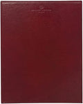 Gallery Leather Smooth Leather Mouse Pad - Portrait Layout Non-Slip &amp Waterproof Great for Work Desk &amp Home Handcrafted - Acadia Deep Red - 10 x 8