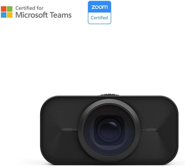 EPOS S6 4K Webcam with Microphone for Desktop | 4K UHD Webcam with Noise Cancellation Microphones and Light-Adaptive Recording | Gaming or Streaming Camera