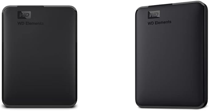 WD 5TB Elements Portable External Hard Drive HDD &amp Xbox - WDBU6Y0050BBK-WESN &amp 4TB Elements Portable External Hard Drive HDD USB 3.0 Compatible with PC Mac PS4 &amp Xbox - BU6Y0040BBK-WES
